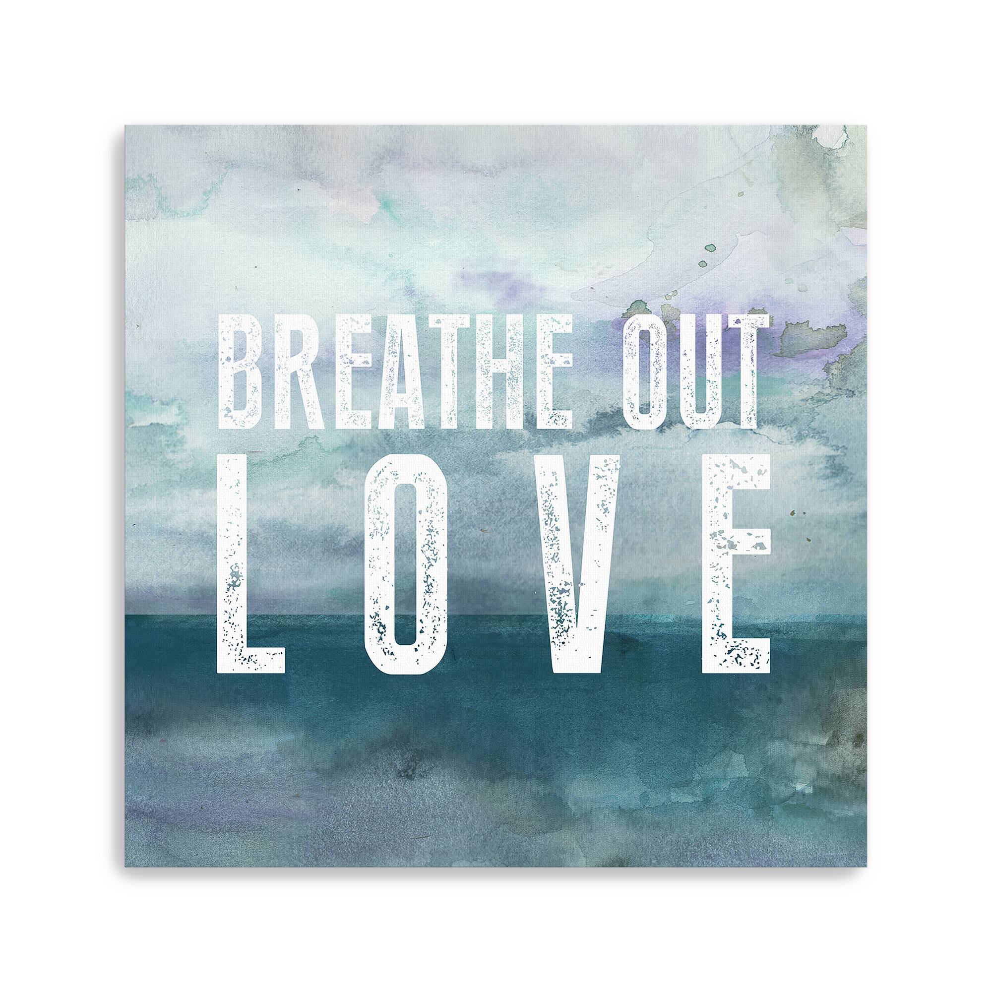 Breath Love Canvas Giclee